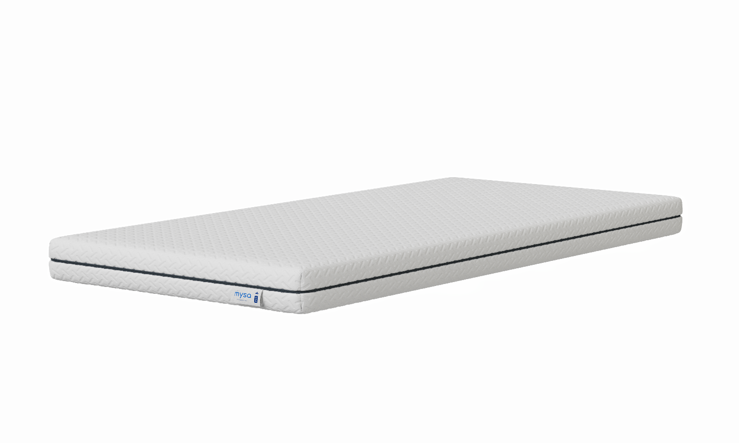 Mysa Duo dual firmness mattress, medium and firm sides