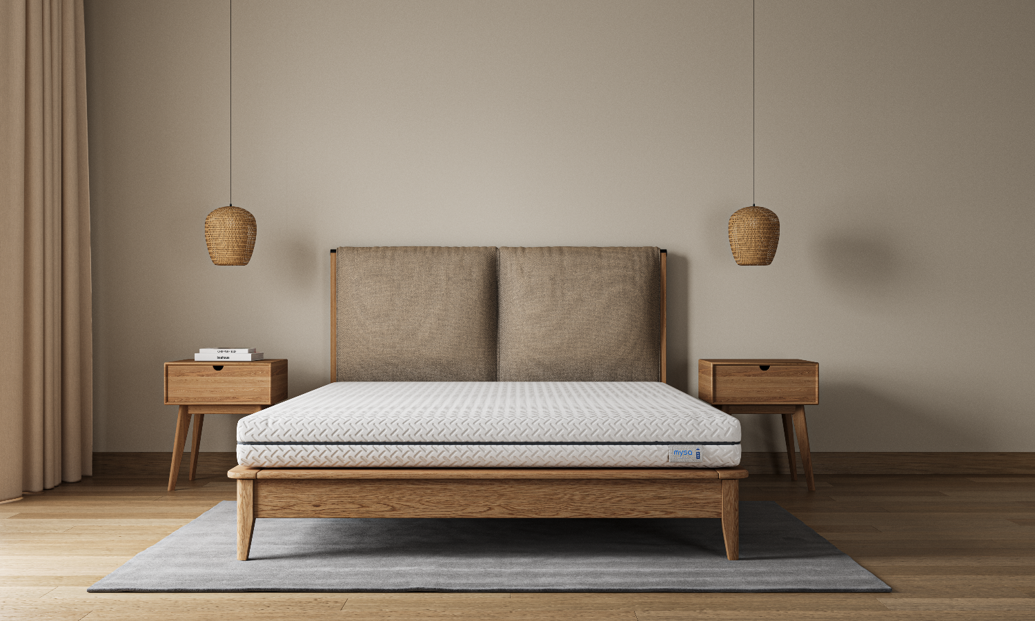 Mysa Duo dual firmness mattress UK, flippable mattress made in Manchester